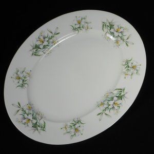 Large Oval Serving Plate.  May Fair Bone China U.K.